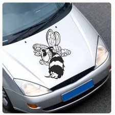 Auto Aufkleber Böse Biene Wespe Hornisse Sticker Motorhaube Autoaufkleber A958 