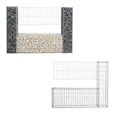 Gabionenwand Gartenzaun