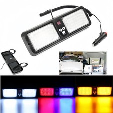 86LED Frontblitzer Auto LED Blaulicht Strobo Blitzlicht Polizei Sonnenblende 12V