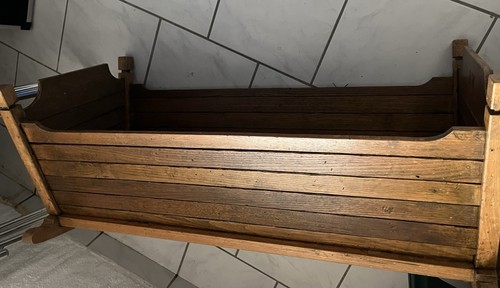 Antike holzwiege 97cm lang - antike,