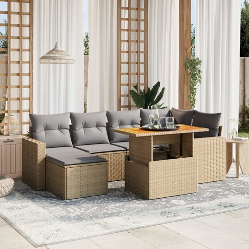Tlg garten sofa - 7-tlg.,