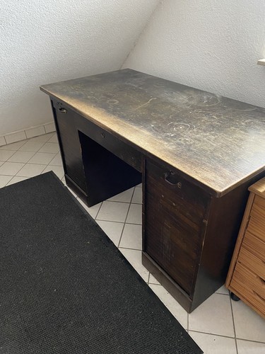 Antiker schreibtisch mit - antiker,