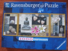 1000 Teile Puzzle von Ravensburger - Triptychon - Titel: Wellness