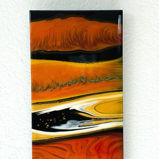 Epoxy Art auf Holz, Acryl