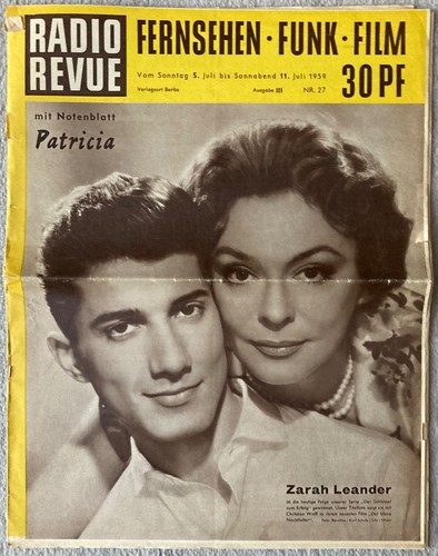 Zarah leander radio revue - zarah,