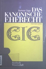 Kanonisches Eherecht. Rombach