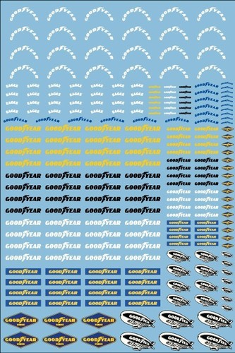Goodyear all scale decals - all,