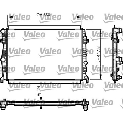 Valeo kühler wasserkühler - valeo,