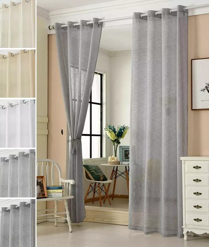 Gardine transparent leinen - gardine,