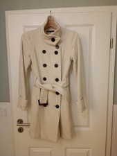 Hallhuber Wollmantel Creme mit