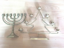 2 alte  Kerzenhalter