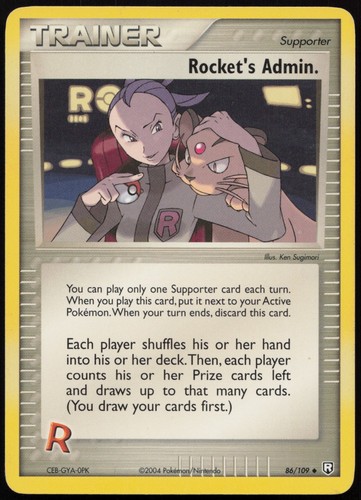 Pokemon tcg rockets - pokemon, admin