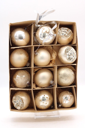 12x weihnachtskugeln set ddr - 12x,