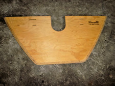 Bugbrett Heckspiegel Heckbrett für DSB BW Schlauchboot unbenutzt 400x 895/380mm