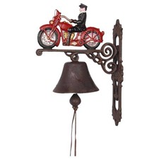 Wandglocke Gusseisen Motorrad 
