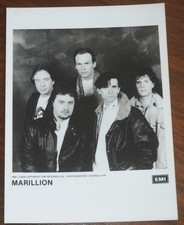 MARILLION: original promo 1989 photo approx 13x18cm, EMI  Fish no LP CD Foto
