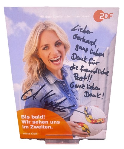 Anna kraft autogramm original - kraft,