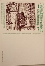 Gedenkkarte 175. Geburtstag Johann Andreas Schubert (Saxonia/Göltzschtalbrüce)