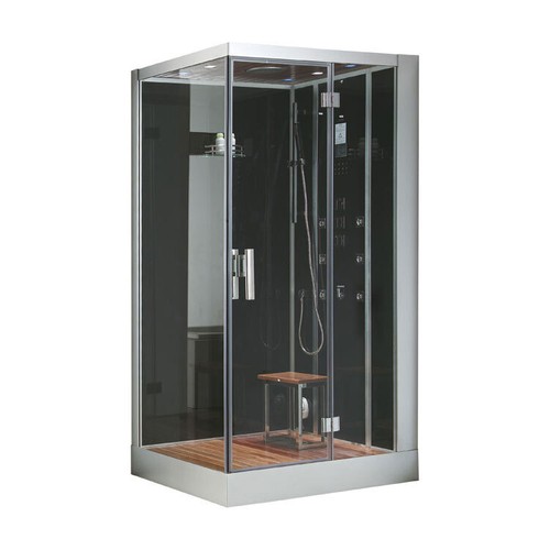 Duschkabine dampfdusche 120x90 - duschkabine,