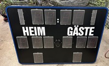 Anzeigetafel Fußball Handball