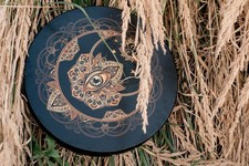 Vegane Schamanentrommel: 18 Zoll alchemistisches Mondklangheilwerkzeug