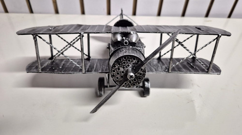 Deko flugzeug aus metall - flugzeug, –