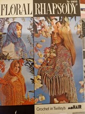 COPY Twilley 5905 Stamford Häkelanleitung Schal Stola Vintage 60er Jahre