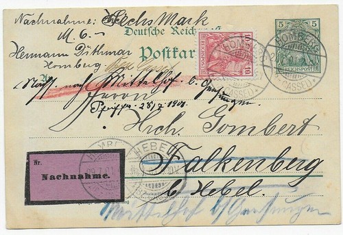 Ganzsache als nachnahme - als,