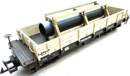 Lgb achsiger niederbordwagen - lgb, 4-achsiger