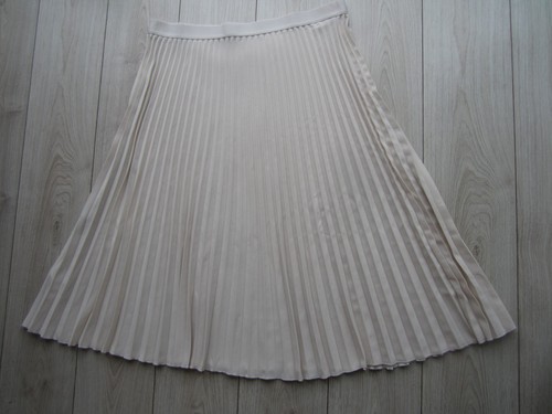 Plisseerock beige xl 48 - h&m,
