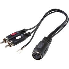 SpeaKa Professional SP-7869832  Cinch / DIN-Anschluss Audio Y-Adapter [1x DIN...