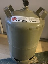 Gasflasche LEER 11 Kg Grau Camping Grill Wohnmobil