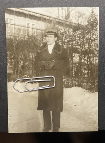 Foto portrait mann pelzmantel - mann,