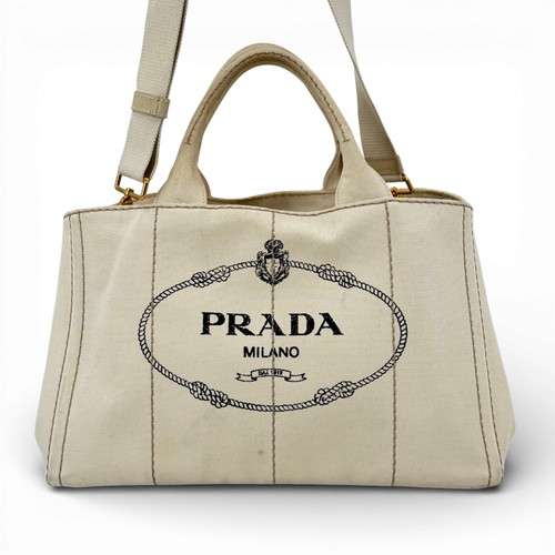 Echte prada milano denim - prada, weiß