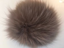 Pelz Bommel Echt Fuchs Braun Naturhaar Echtfell sehr weich kuschelig Neu