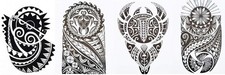 Tribal Maori Design Tattoos -