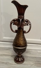 Vase/Krug Für Decorationszwecke/Elefanten Köpfe Als Henkel