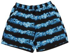 Badehose mit Totenkopfdruck in