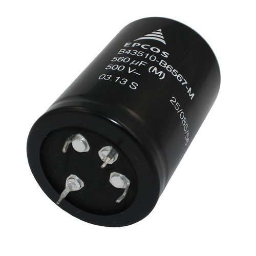 Pin elko kondensator radial - 4-pin,