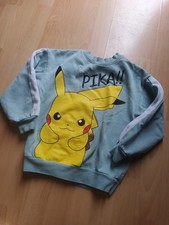 KINDER Pulli Sweatshirt 128/134 JUNGEN Mädchen Pokémon PIKACHU Pullover NINTENDO