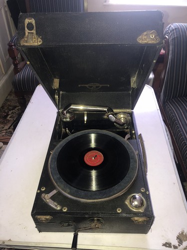 Columbia aufzieh grammophon - columbia,