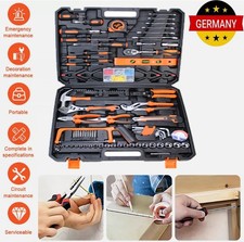 198 tlg Werkzeugkoffer bestückt Set Werkzeug Satz Werkzeugkiste Werkzeugkasten
