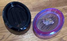 Seifenschale  aus Epoxidharz mit Muschel  14x10cm 