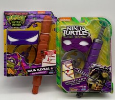 Teenage Mutant Ninja Turtles Donatello Ninja Reveal - Maske und Waffe - NEU