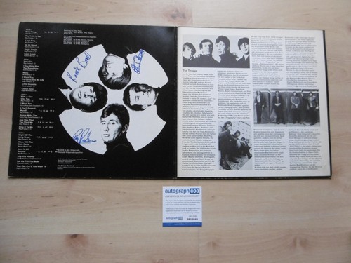 The troggs original autogramme - the,