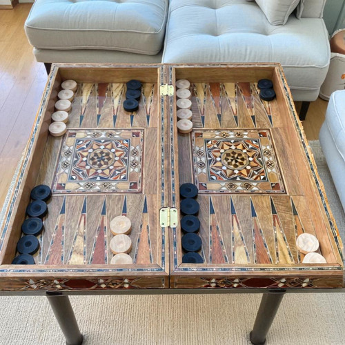 Extra großes kombi backgammon - großes,