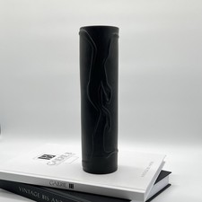 Vintage Rosenthal Porzellan Vase • Studio Line • Noire I Schwarz • Martin Freyer