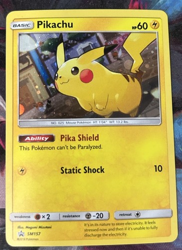 Pokemon karte pikachu - |, sm157