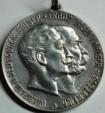 Deutsch & Österreich Kaiserreich Medaille 1914 Erinnerung an Beginn 1. Weltkrieg