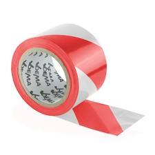 Absperrband 100 m rot/weiß